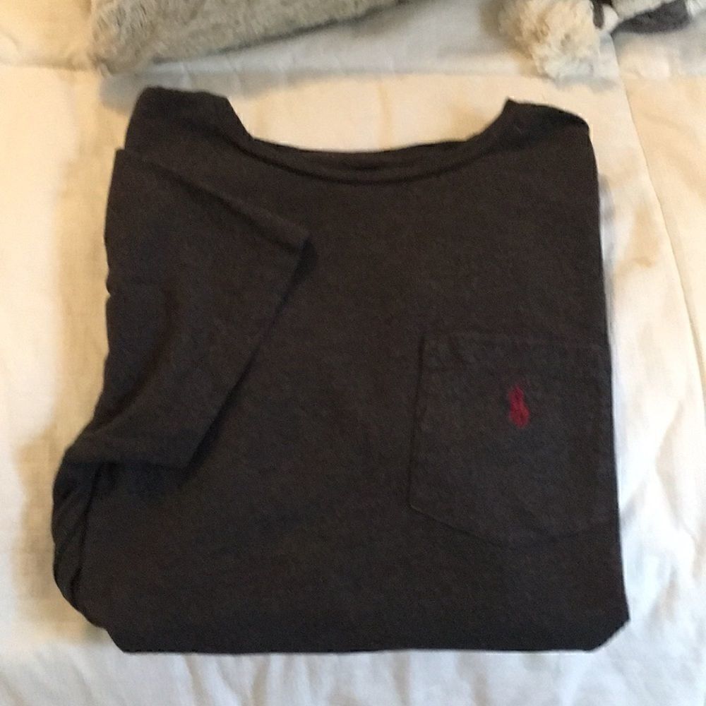 Ralph Lauren s/s charcoal gray tee